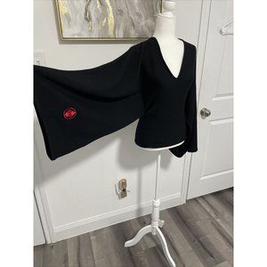 Evisu Donna Bell Sleeve V-neck Sweater